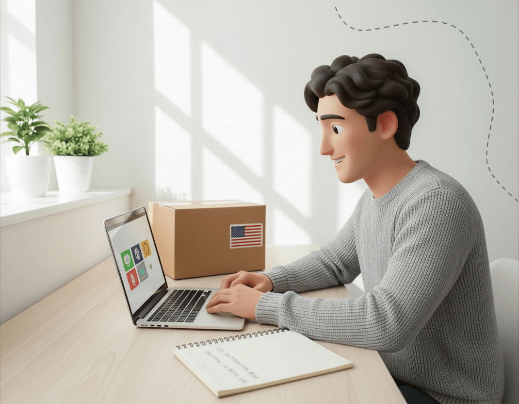 Place an order at a US store