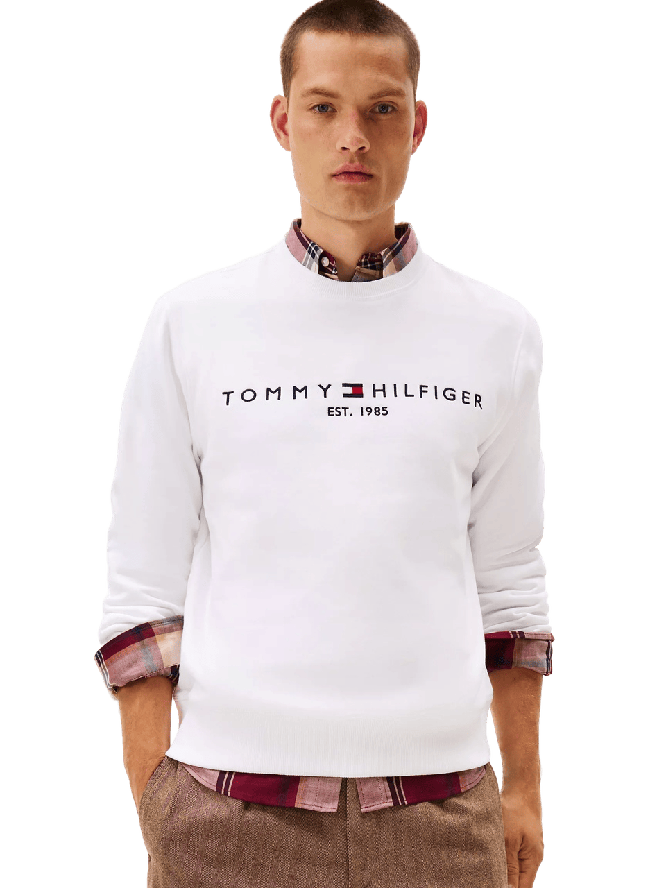 Embroidered Tommy Logo Sweatshirt